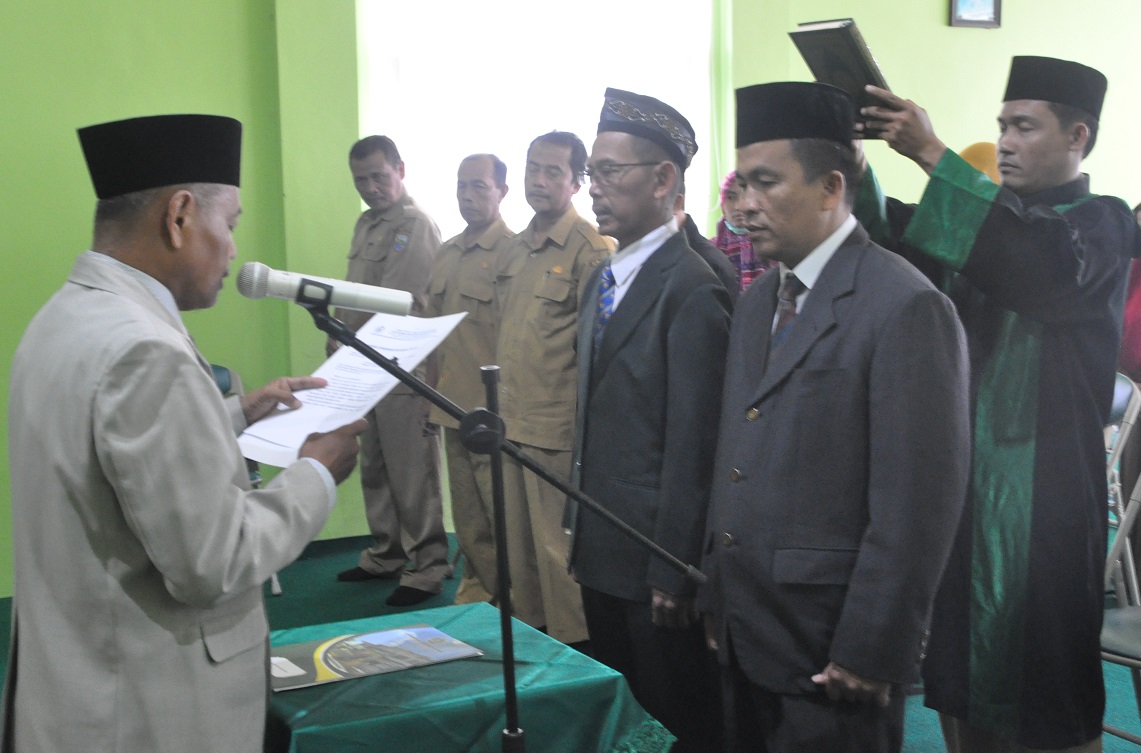 Dokumentasi pelantikan Irham